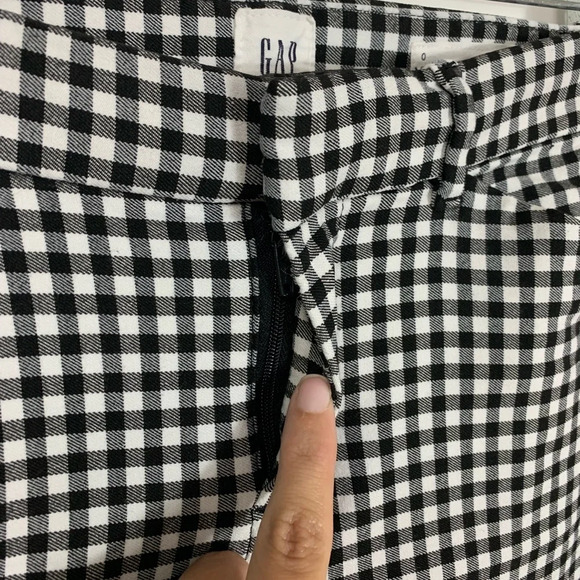 Gap Gingham  Skinny Stretch Ankle Pant Women’s Size 0 Classic Career work wear - Picture 5 of 11